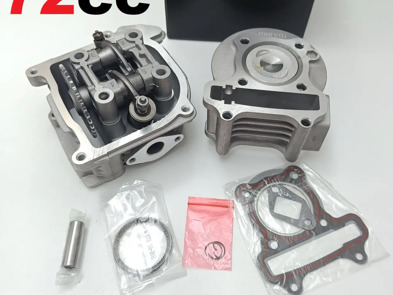 Billede 1 - NY! 72cc Komplet Cylinderkit + Topstykke