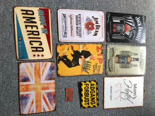 Metalskilte