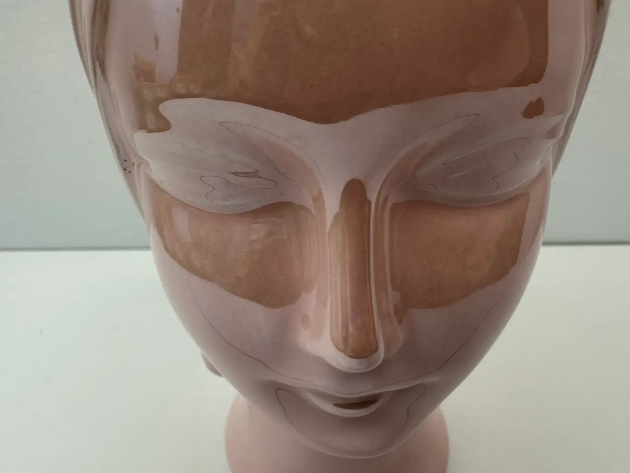 Billede 3 - Retro porcelænshoved i pink
