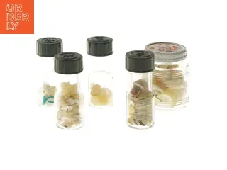 Samling af gamle knapper (str. 9,5 cm)