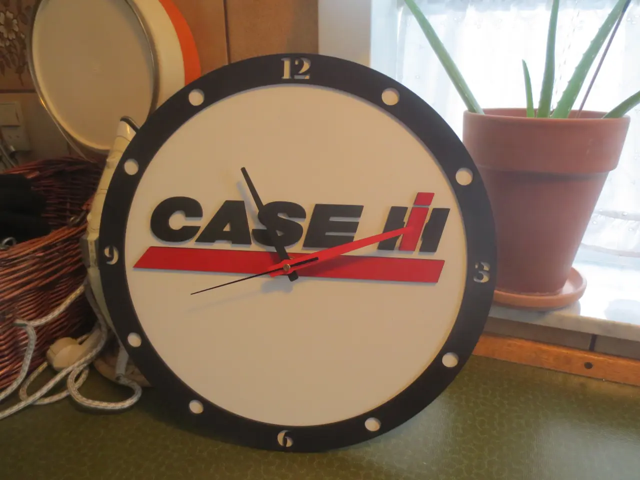 Billede 1 - 1 stk Ny Case IH Vægur Diameter 35 cm 