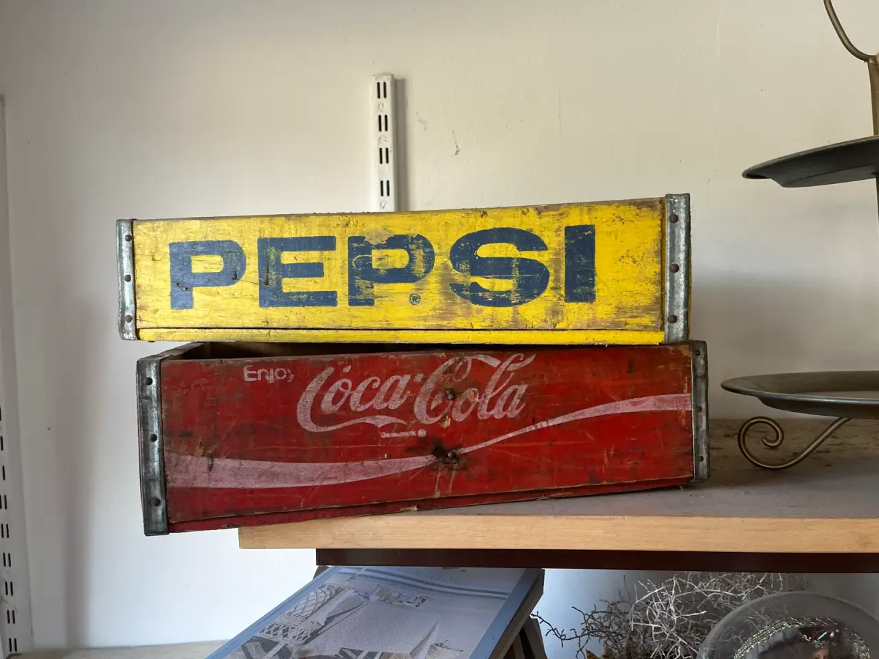 Billede 4 - Gamle Coca Cola og Pepsi kasser