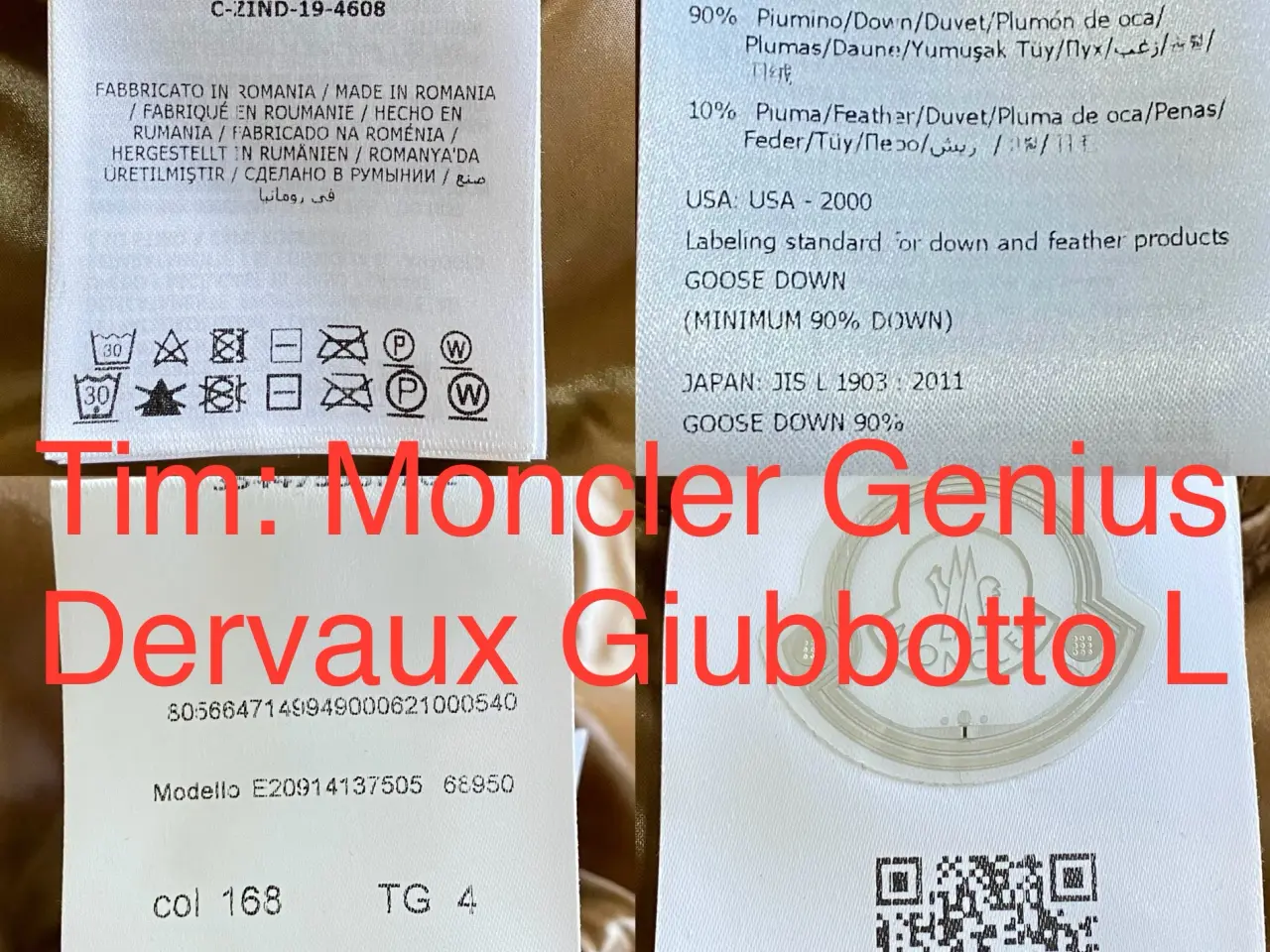 Billede 13 - Moncler Genius Dervaux Giubbotto L