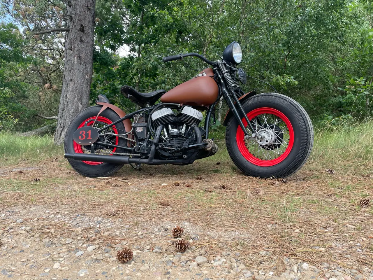 Billede 1 - Harley-Davidson Flathead Bobber.