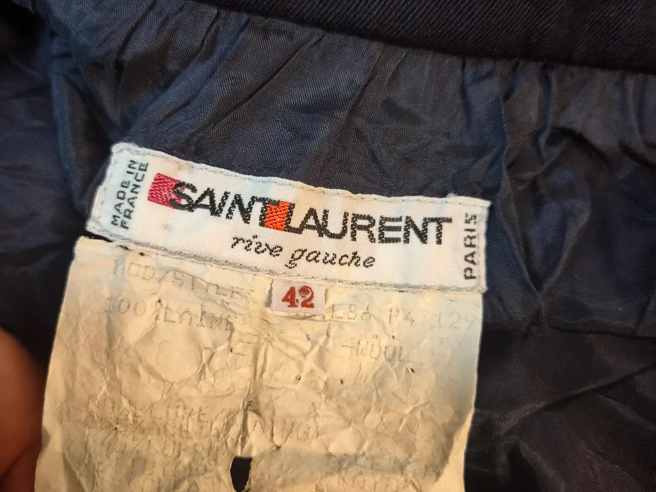 Billede 5 - Luksus Vintage Yves Saint Laurent Rive Gauche uldn