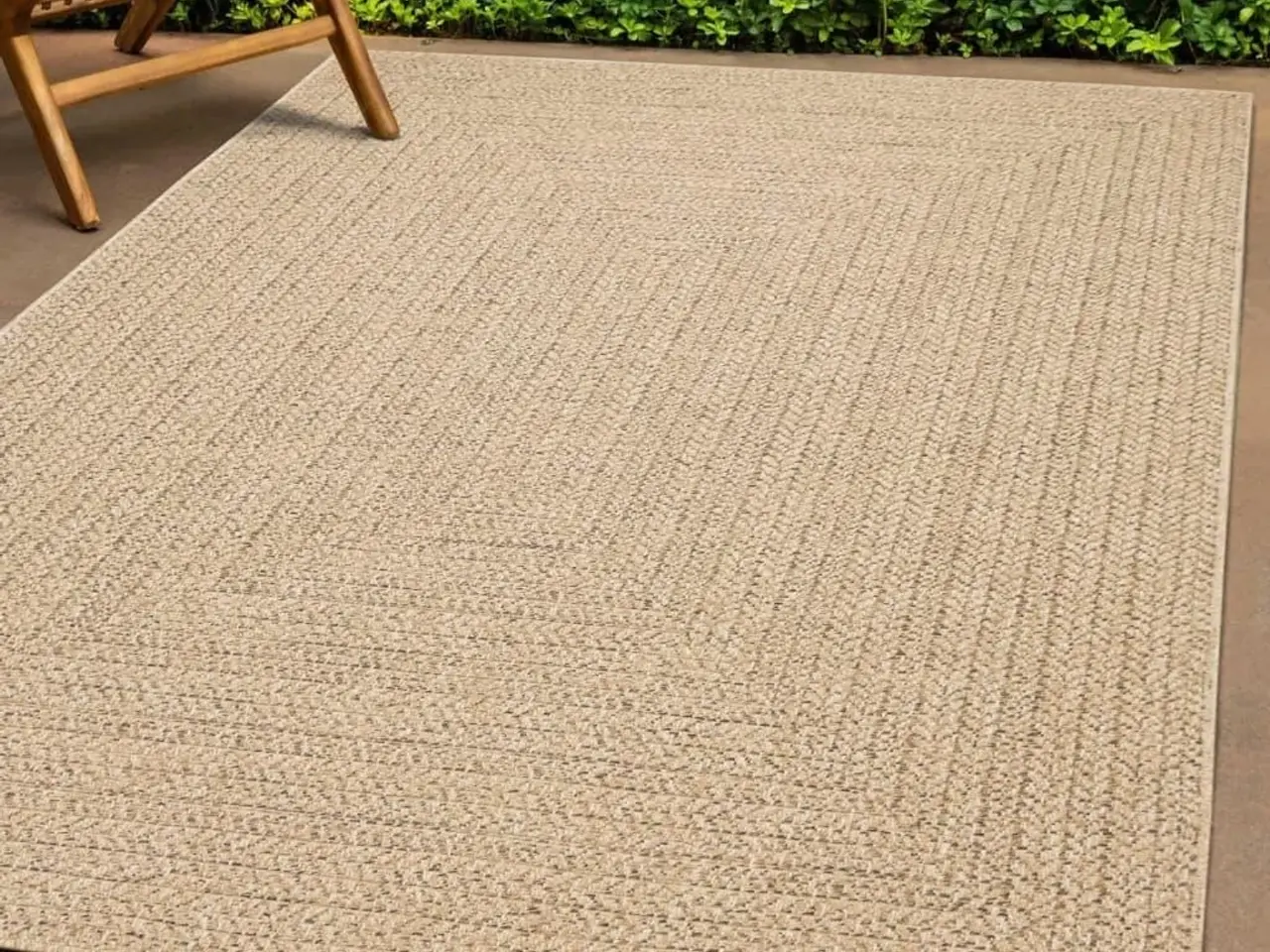 Billede 1 - Gulvtæppe ZIZUR 160 x 230 cm - jute-look