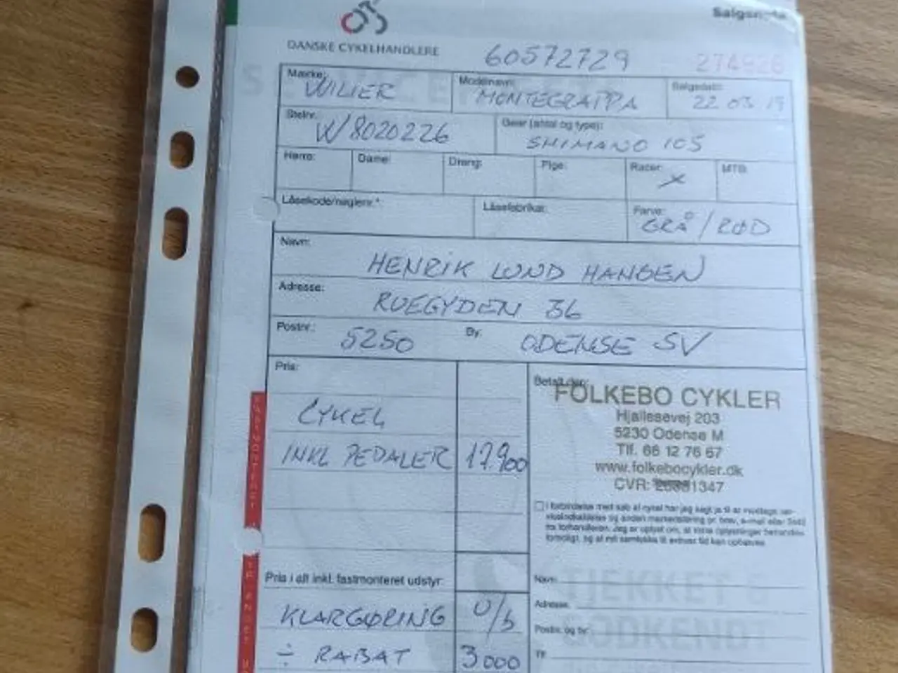 Billede 2 - Racercykel, kørt 5 km