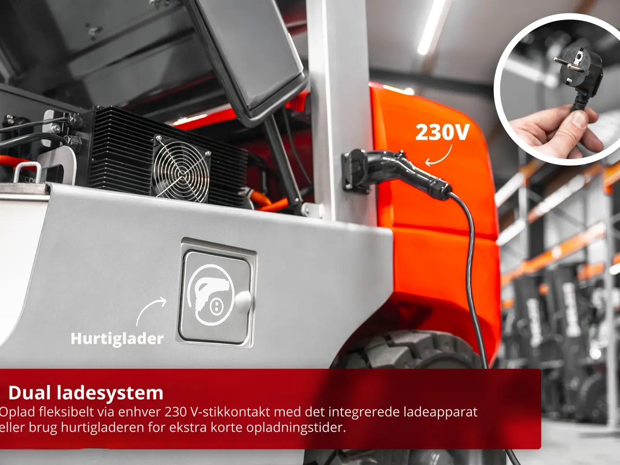 Billede 4 - Silverfox E35 Elektrisk gaffeltruck - 3500 kg, 5000 mm