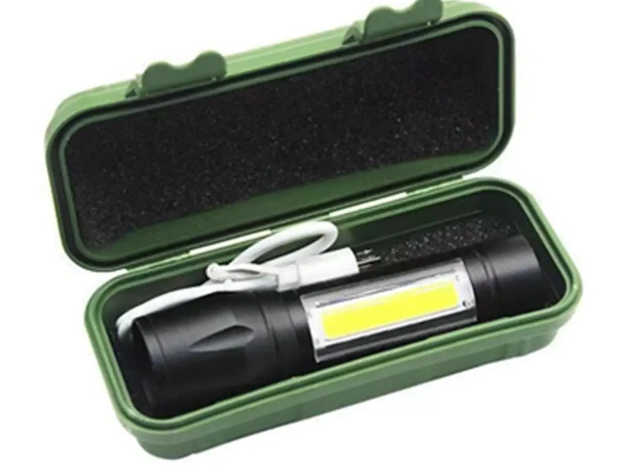 Billede 1 - LED genopladig kvalitets lygte