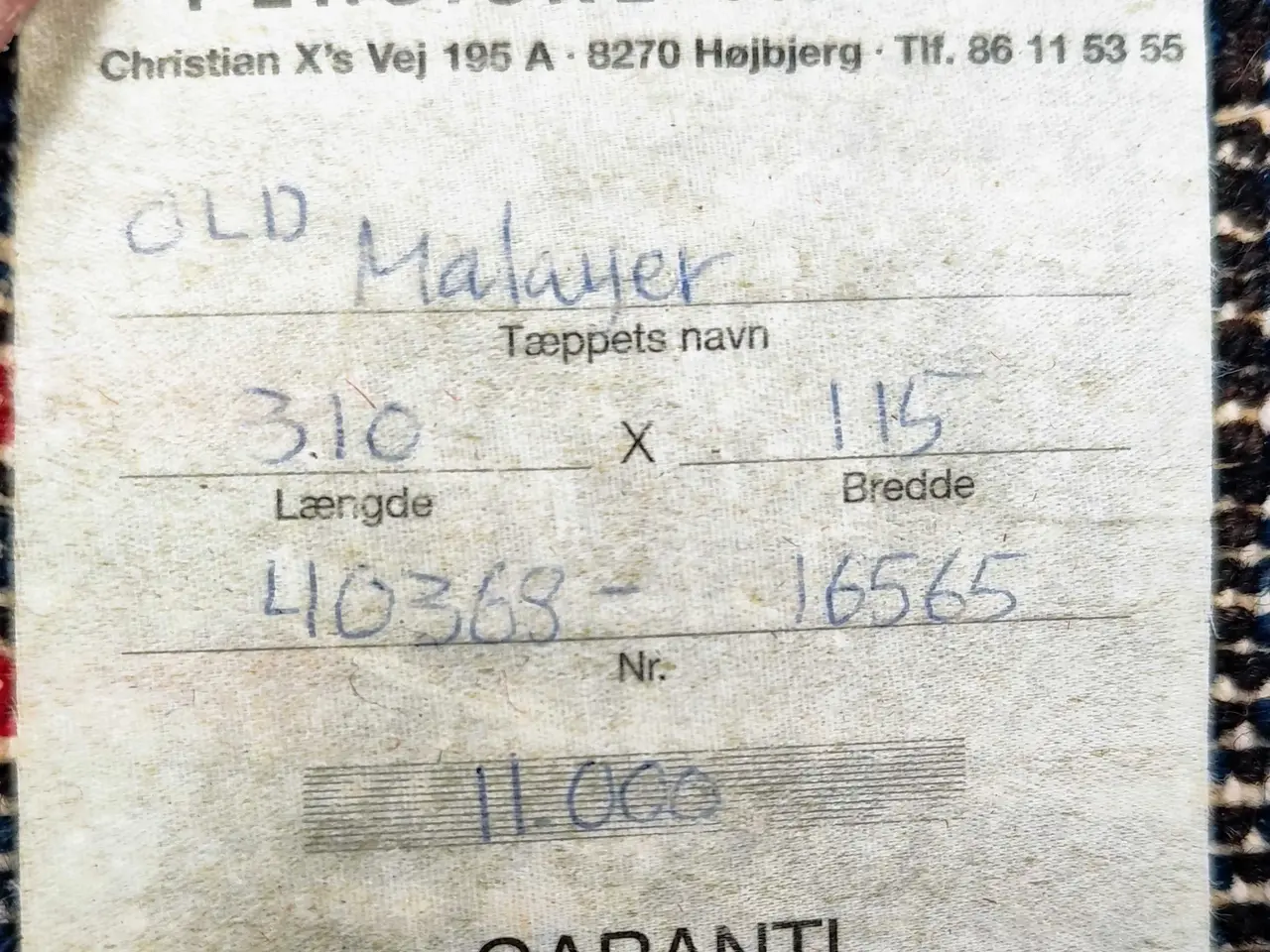 Billede 3 - Old Malayer ægte tæppe