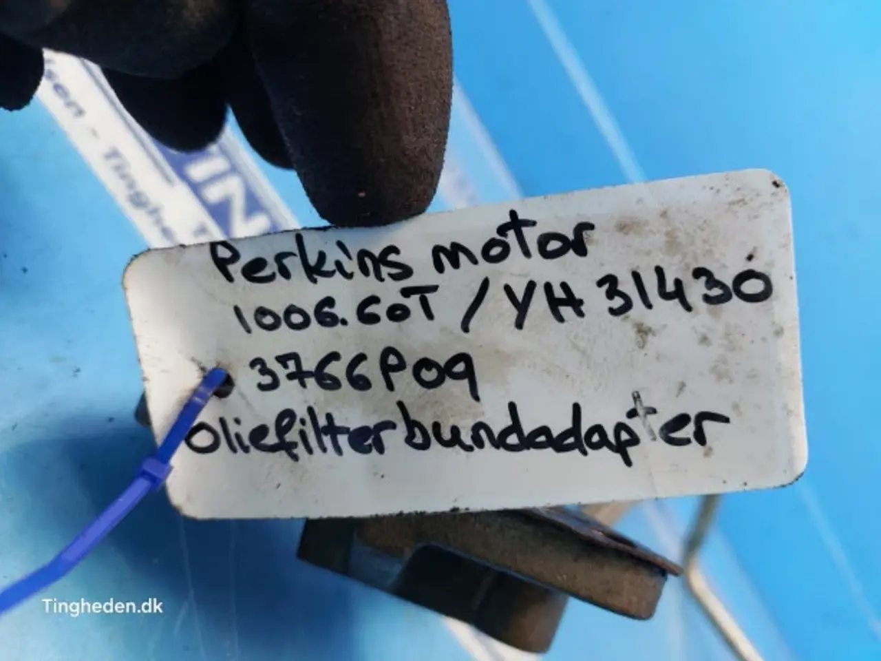 Billede 12 - Perkins 1006.60T Oliefilter Bundadapter 3766P09