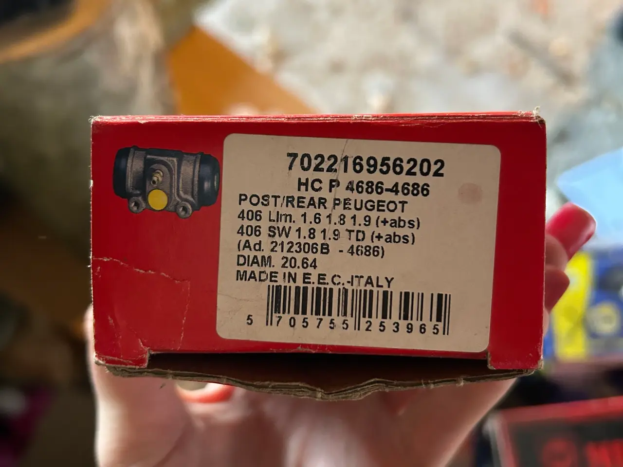 Billede 3 - Hjulcylinder til Peugeot 406