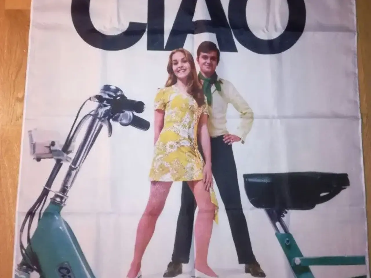 Billede 6 - vespa piaggio ciao bravo banner 150-90cm 300kr. Må
