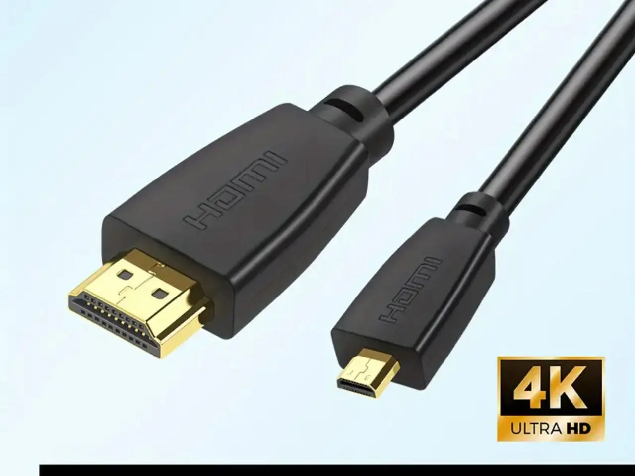 Billede 1 - 4K HDMI til Micro HDMI kabel (HDMI 2.0)