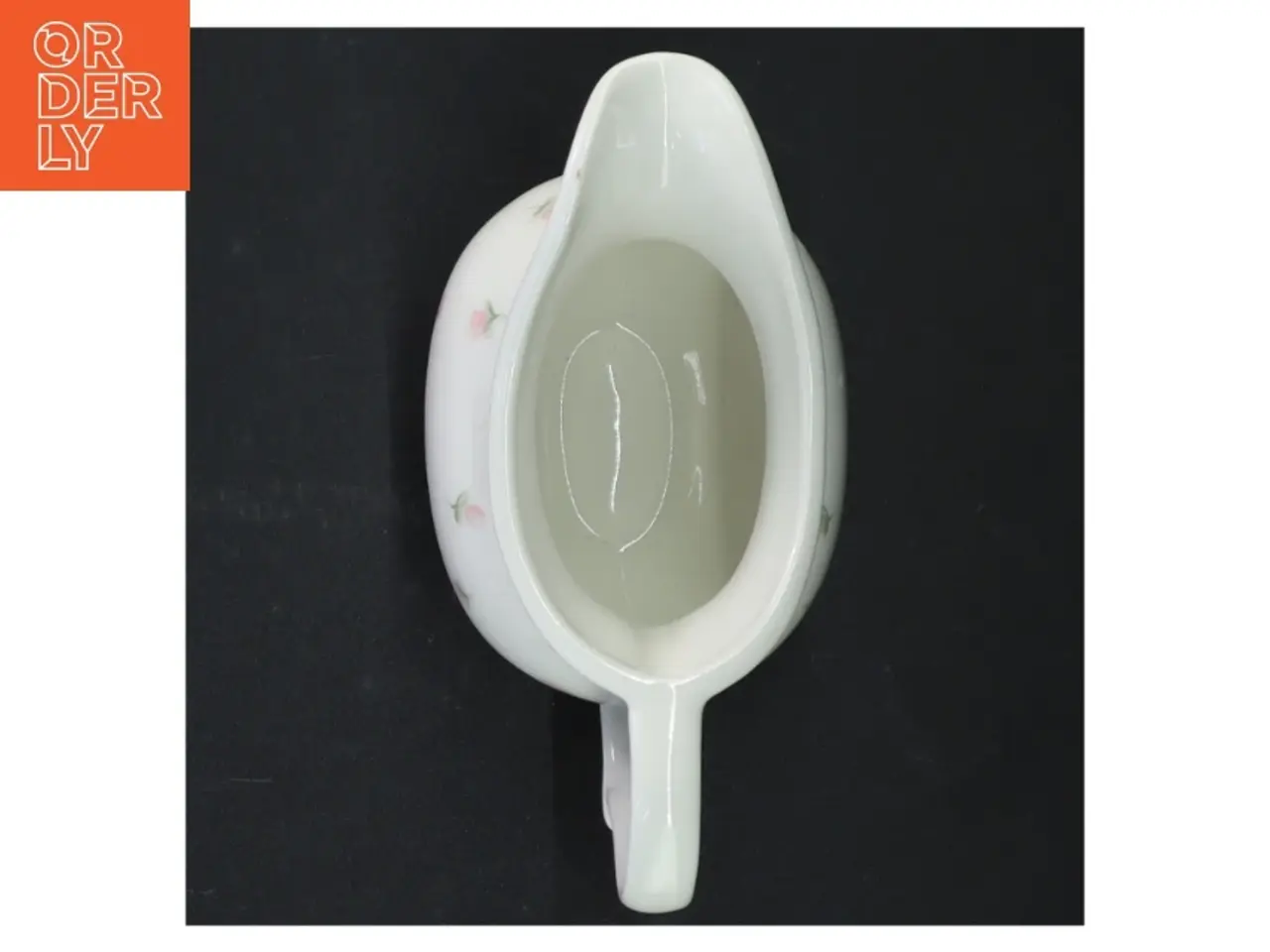 Billede 2 - Porcelænskande med blomstermotiv (str. 14 cm)