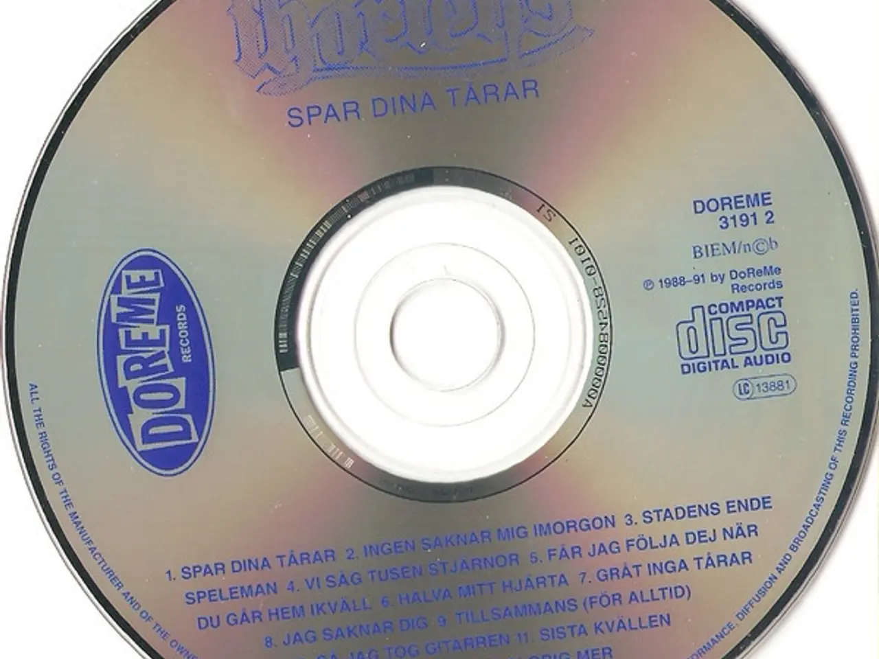 Billede 4 - Thorleifs – Spar Dina Tårar – CD