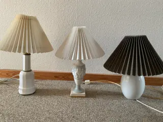 3 bord lamper