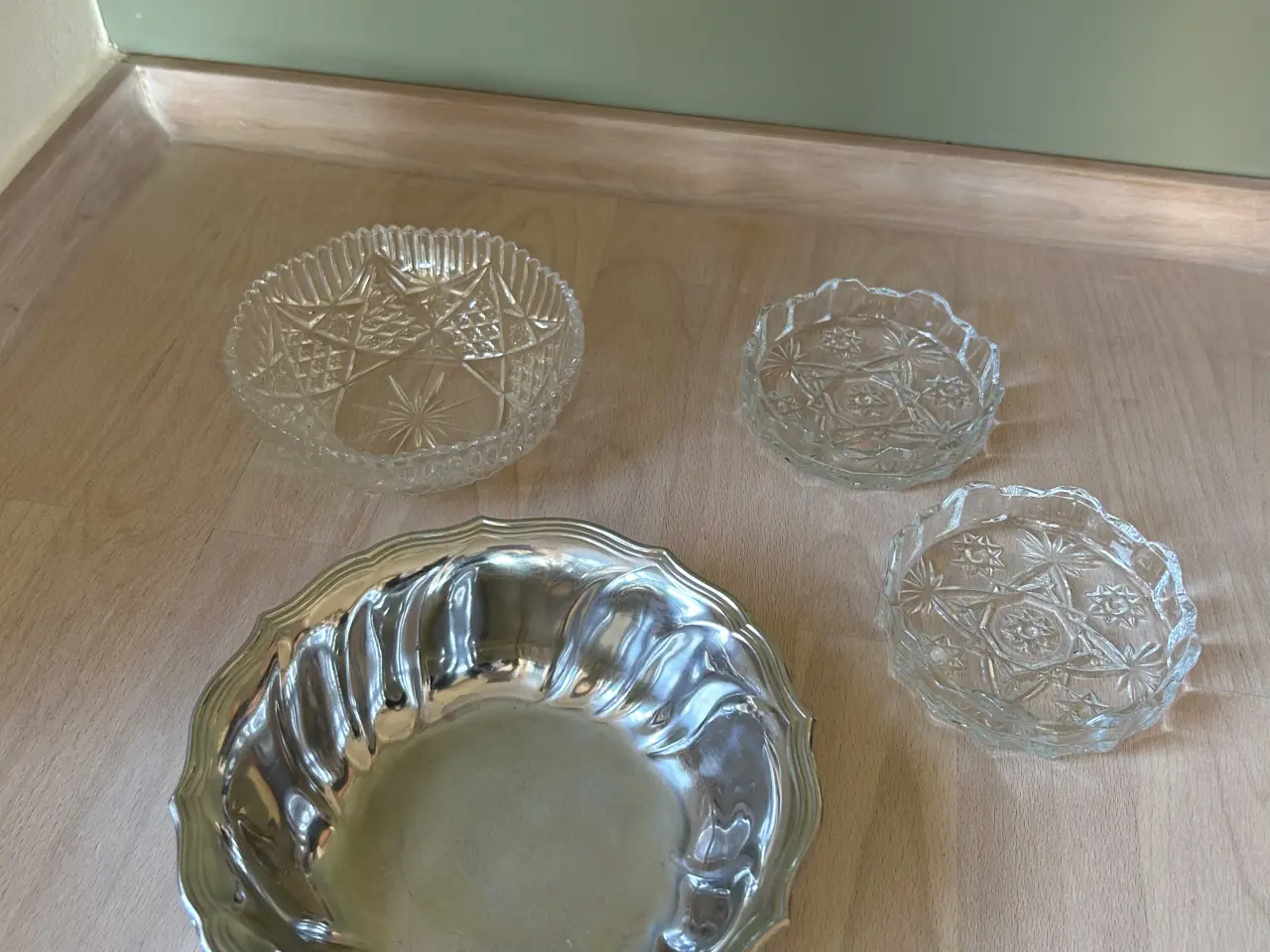 Billede 2 - Bonniere glas med låg. Krystal mm