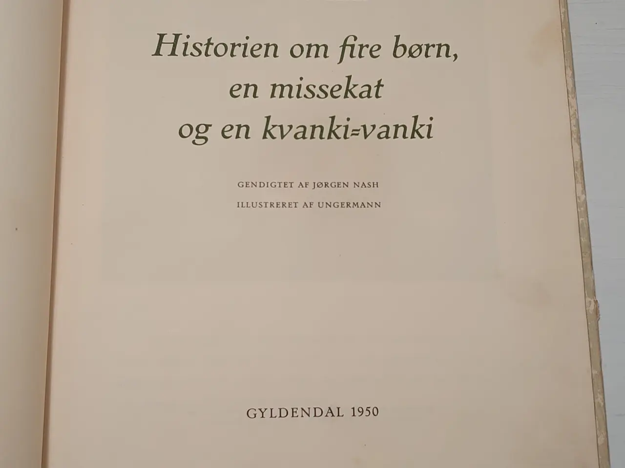 Billede 3 - Edward Lear:Historien om fire børn en missekat....