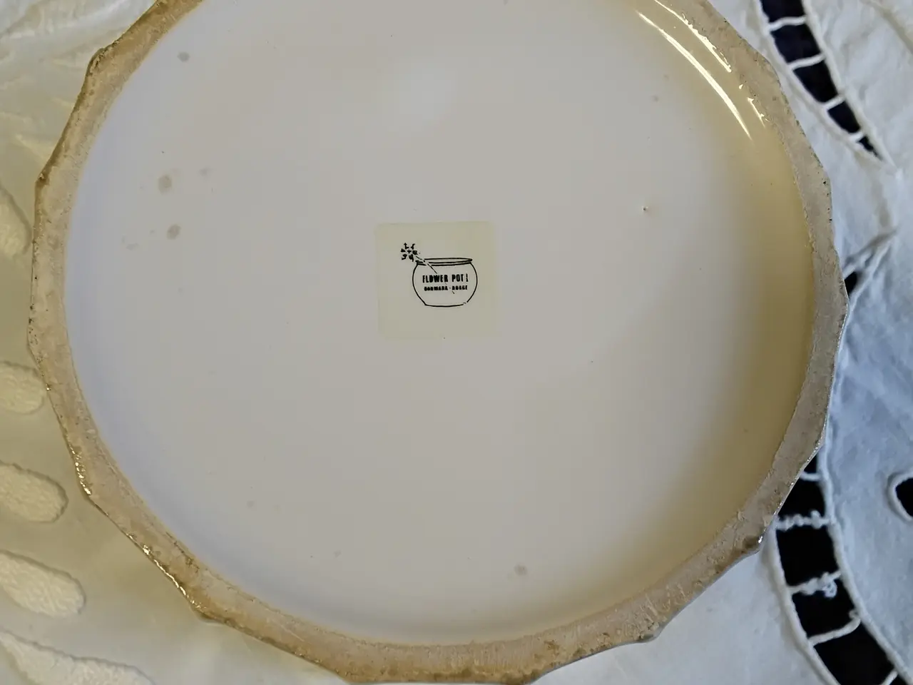 Billede 4 - Retro urtepotteskjuler model "bølge" beige/lysebru