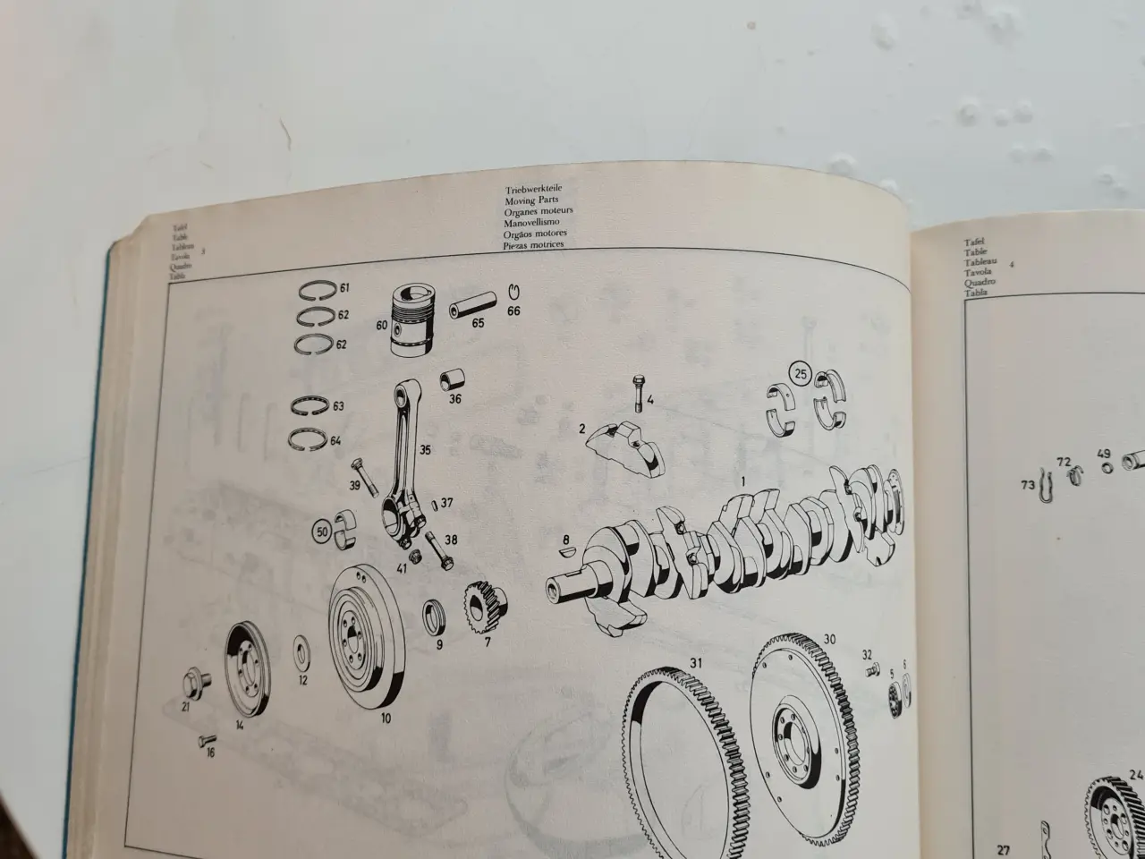 Billede 3 - Mercedes Katalog OM 352motor