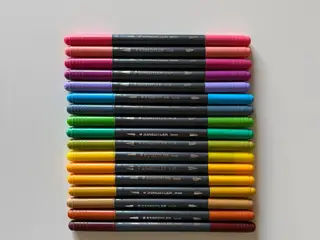 Staedtler Brush, 17 stk. '2i1'