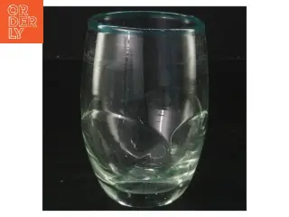 Vandglas (str. 10 cm) lille vase fra glaspuster
