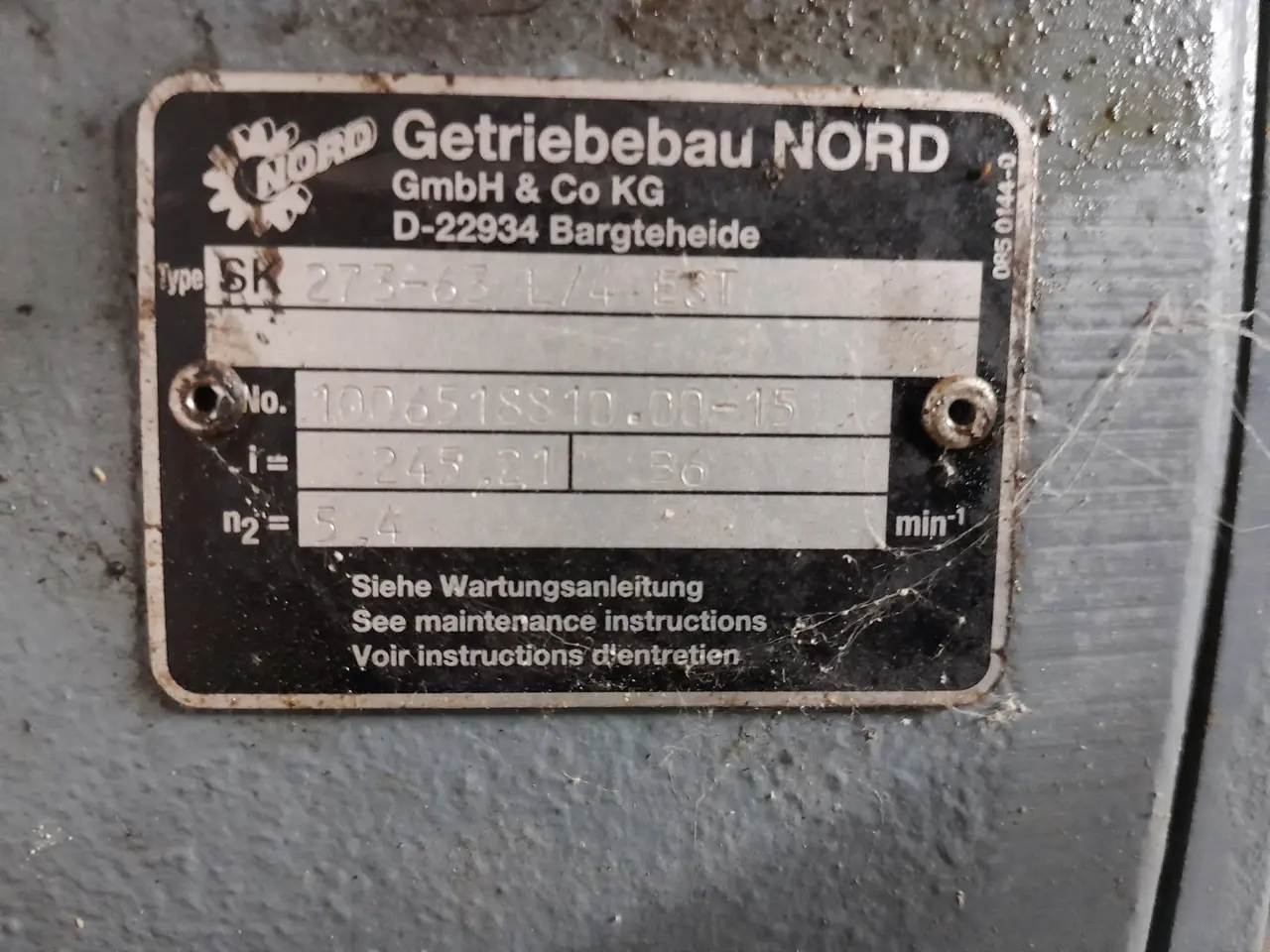 Billede 2 - Nordgear gearmotor til 240V