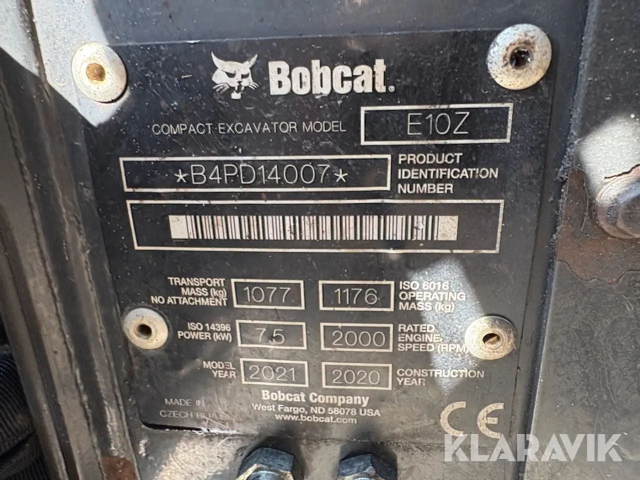 Billede 11 - Gravemaskine Bobcat E10Z