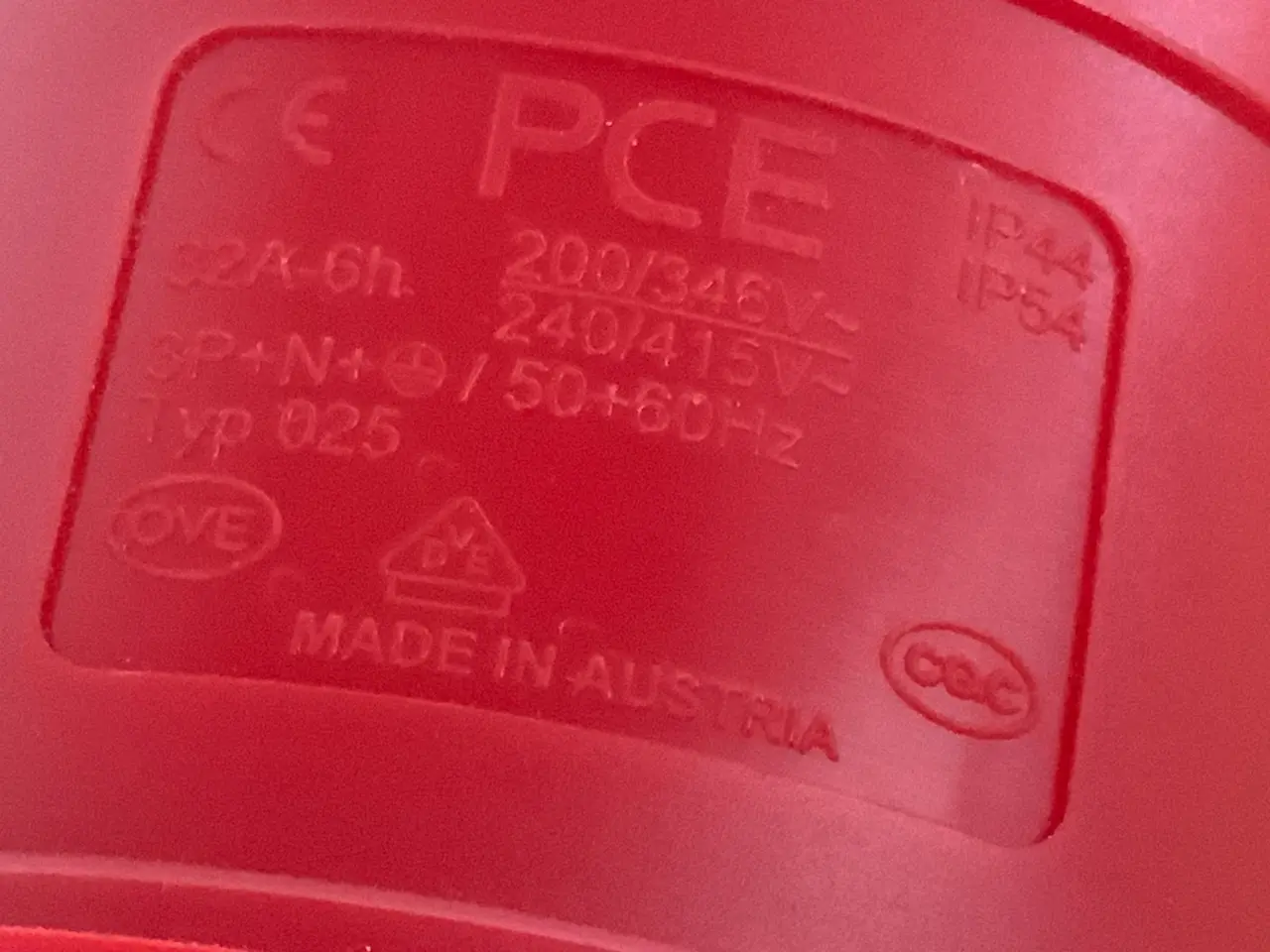 Billede 5 - CEE Stikprop H6 400V AC 32A 5 polet