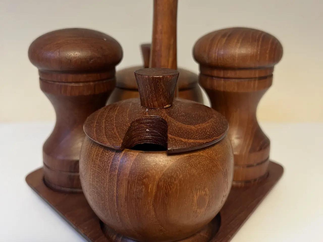 Billede 2 - Smuk platmenage i teak fra 60-70’erne