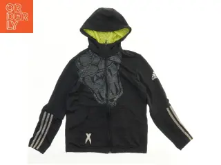 Jakke med hætte og grafisk design fra Adidas (str. 152)