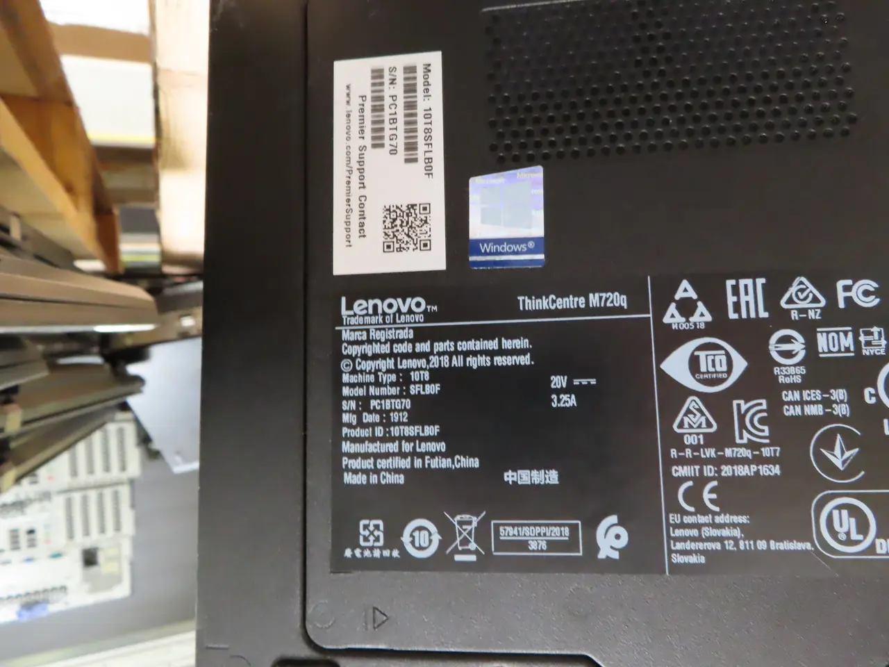 Billede 4 - 2 stk. Computere LENOVO ThinkCentre M720q