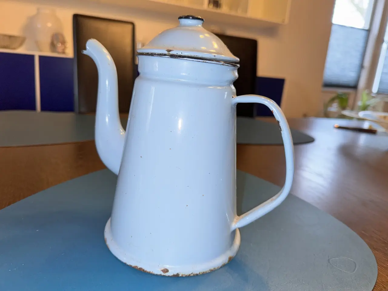 Billede 1 - Ikonisk Madam Blå kaffekande