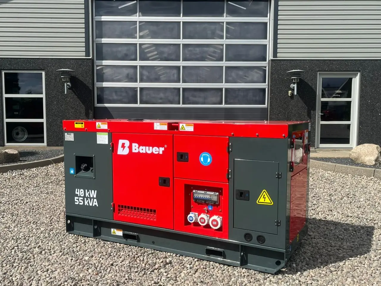 Billede 1 - Bauer GFS-40 ATS, 40 kW/50 kVA Fabriksny generator