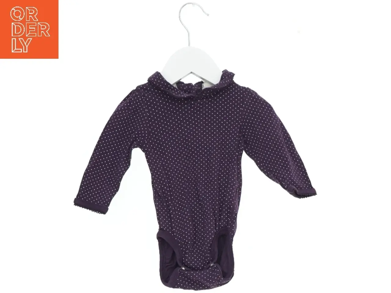 Billede 2 - Langærmet body med prikker fra H&M (str. 62)