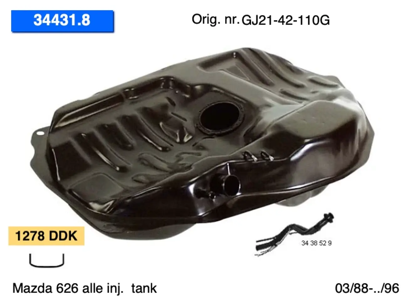 Billede 11 - Mazda 626 GD-GV (87-96) tanke