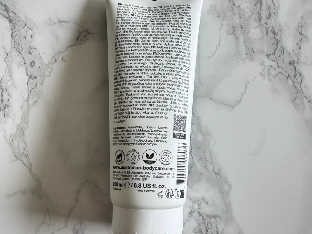 Billede 2 - Australian Bodycare Body Wash 200 ml.