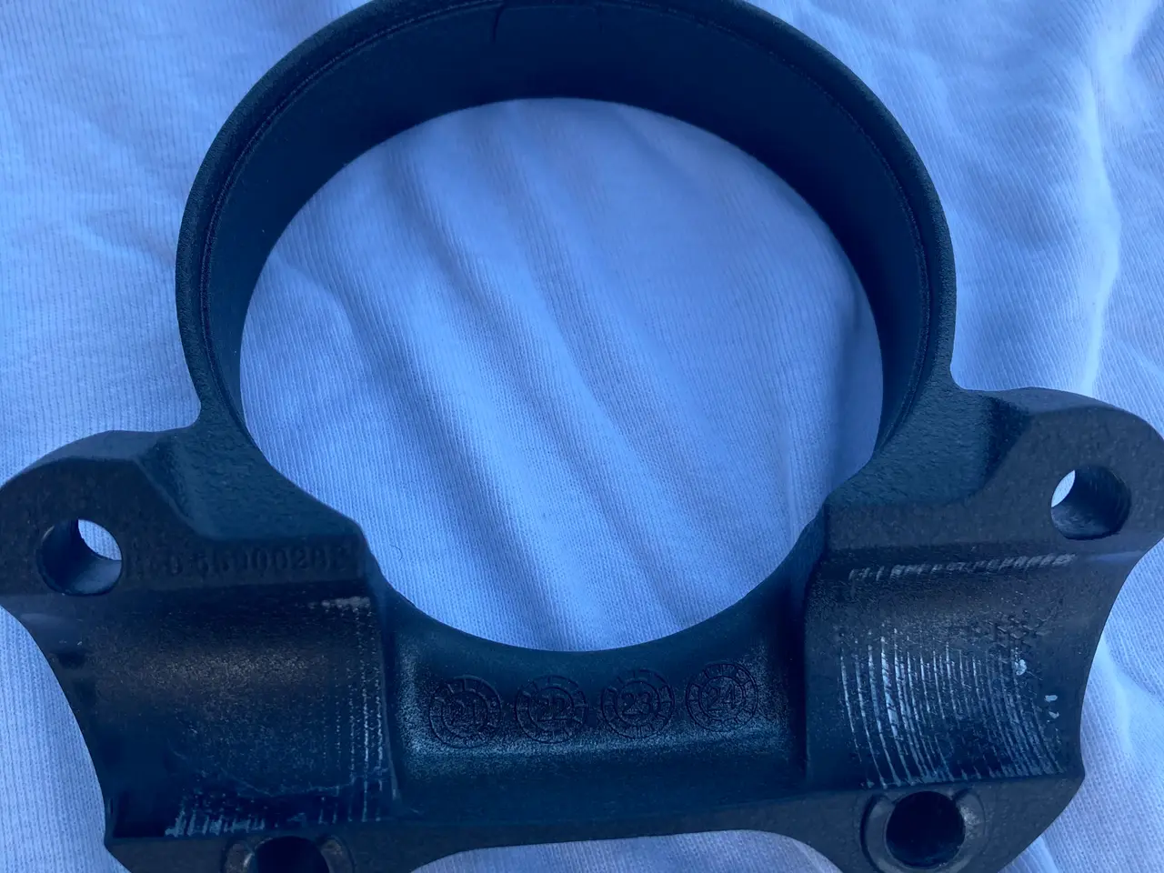 Billede 5 - Harley speedoholder/ riser clamp, fra Low Rider S