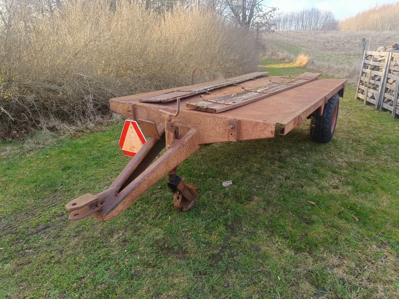 Billede 3 - Fladvogn med gode dæk
