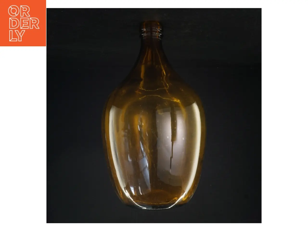 Billede 3 - Brun glasflaske (str. 34 x 20 cm)