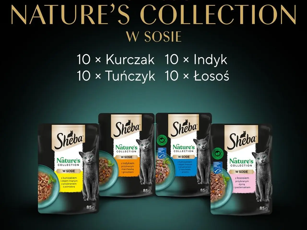 Billede 13 - Vådfoder til voksne katte Sheba Nature's Collection Mix - 40 x 85 g