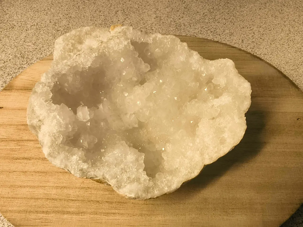 Billede 1 - Stor kvarts geode 