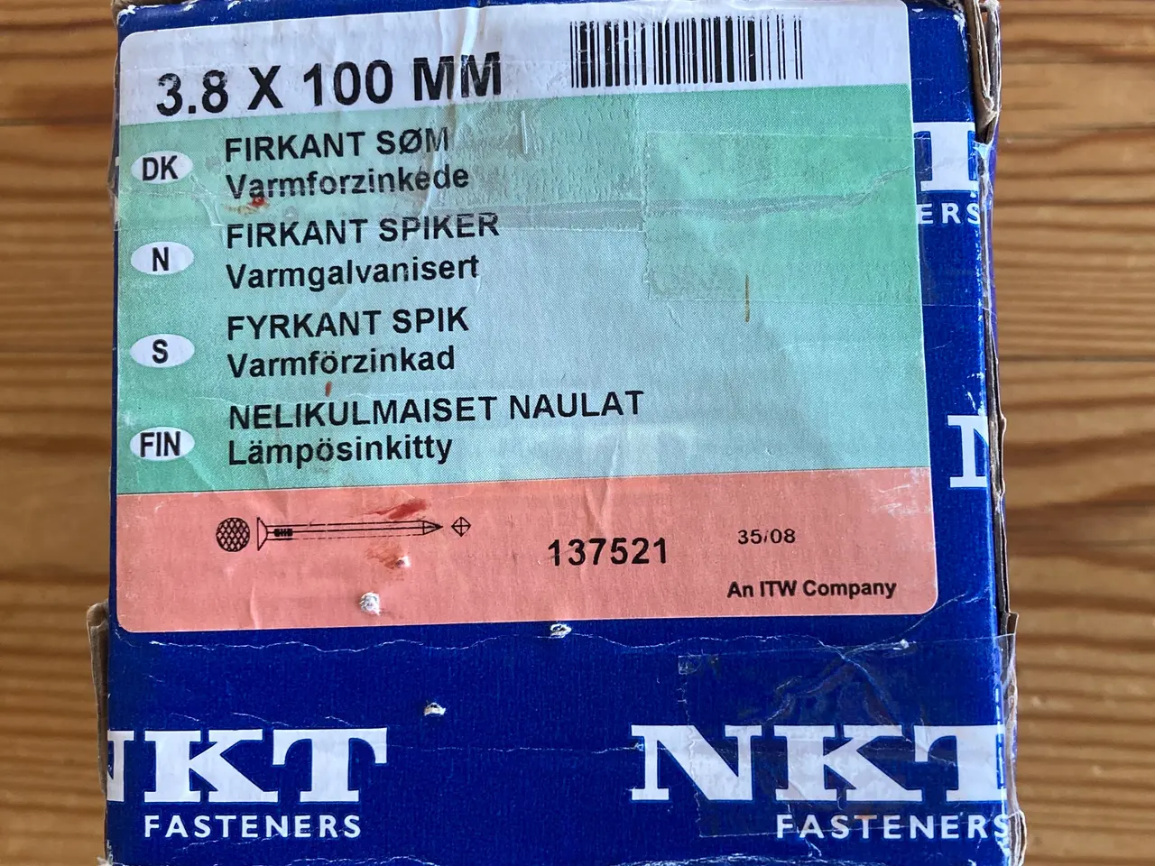 Billede 3 - Varmforzinkede 100 mm firkantsøm