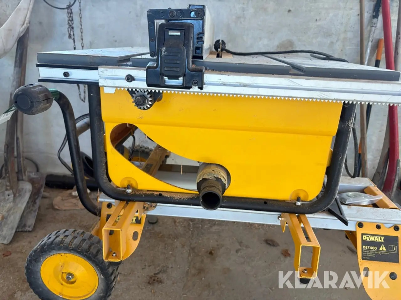Billede 6 - Bordsav Dewalt DW745-QS på stativ