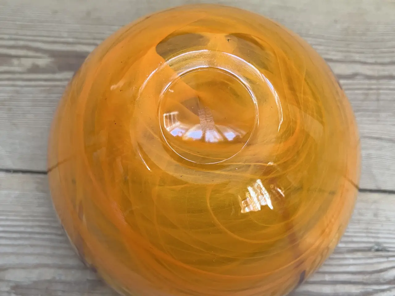 Billede 6 - Orange/gul Kosta Boda glasskål