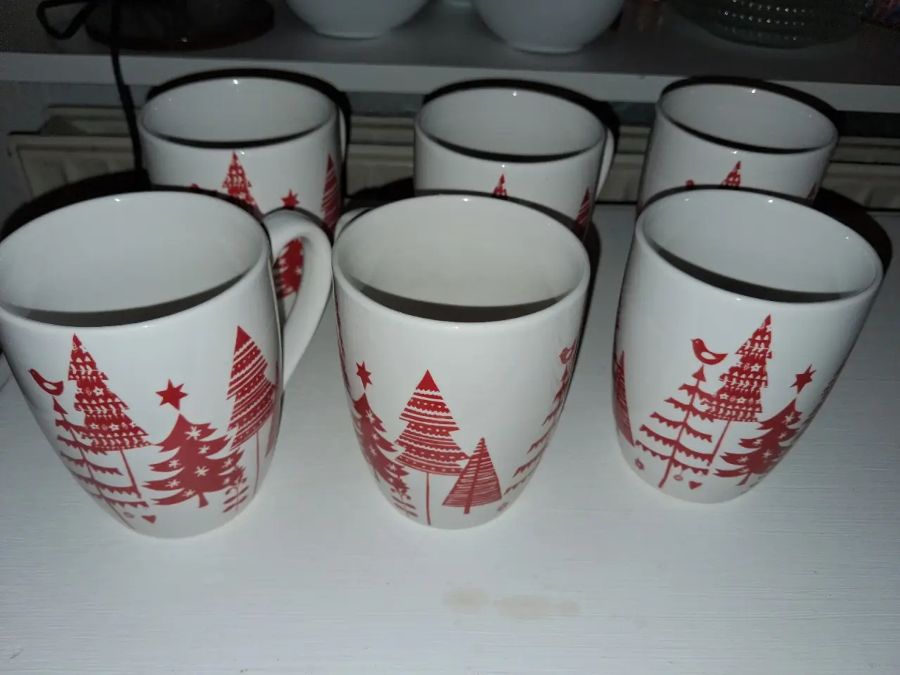 Billede 1 - 6 Krus med julemotiv