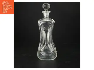 Glas karaffel med prop (str. 10x10x29 cm)