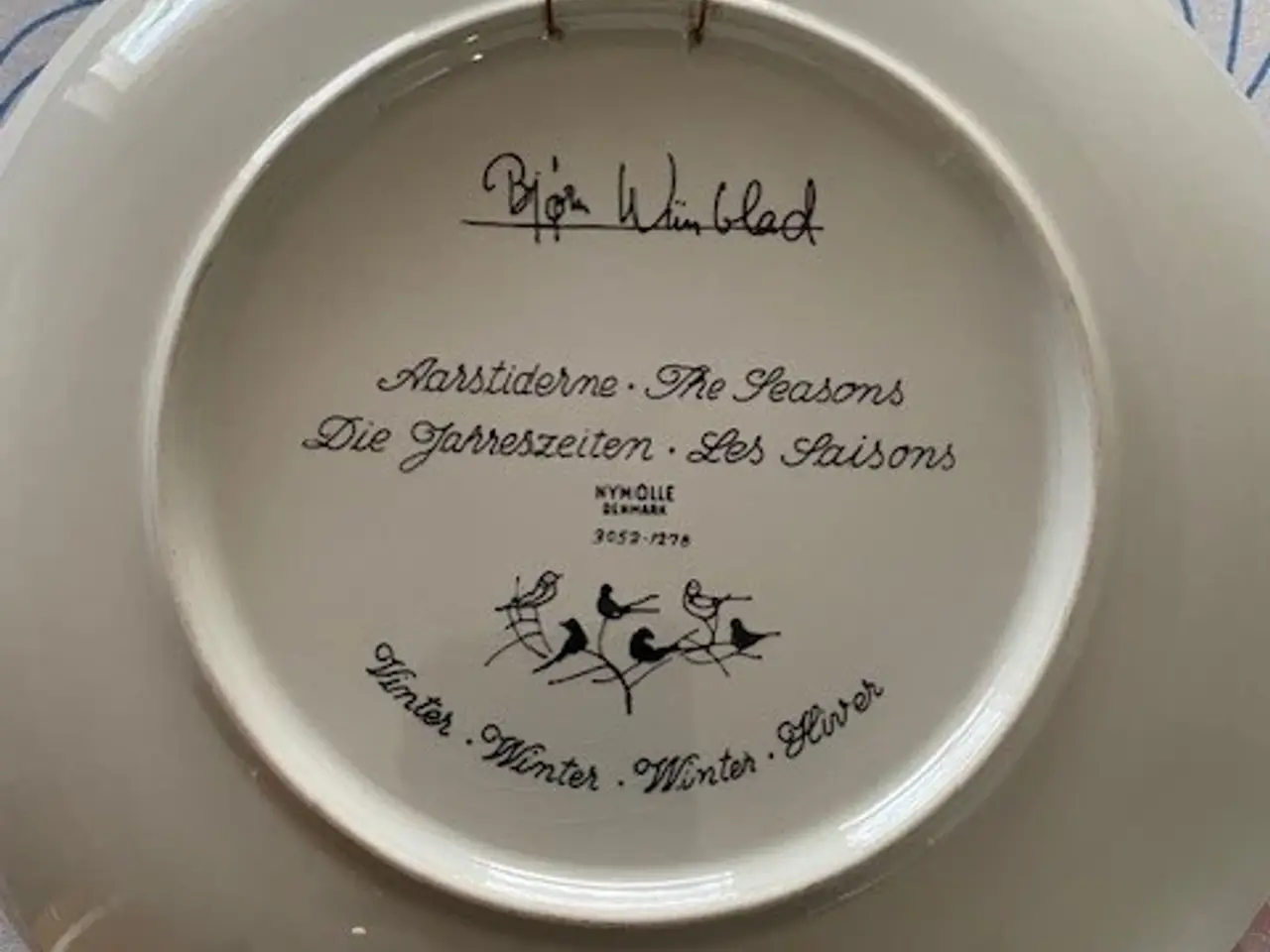 Billede 5 - Bjørn Wiienblad de 4 årstider 27cm