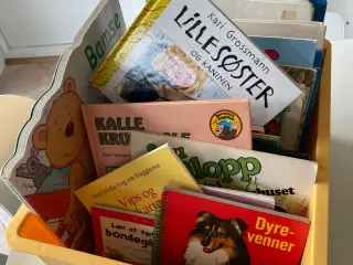 Børnebøger, 36 stk. blandede bøger til små/mindre